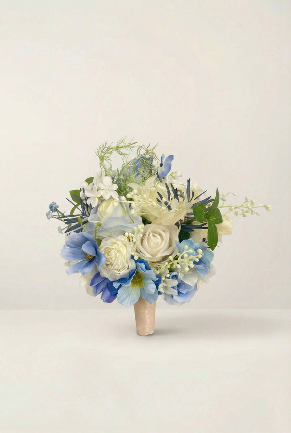 Sky Petal Bridal Bouquet