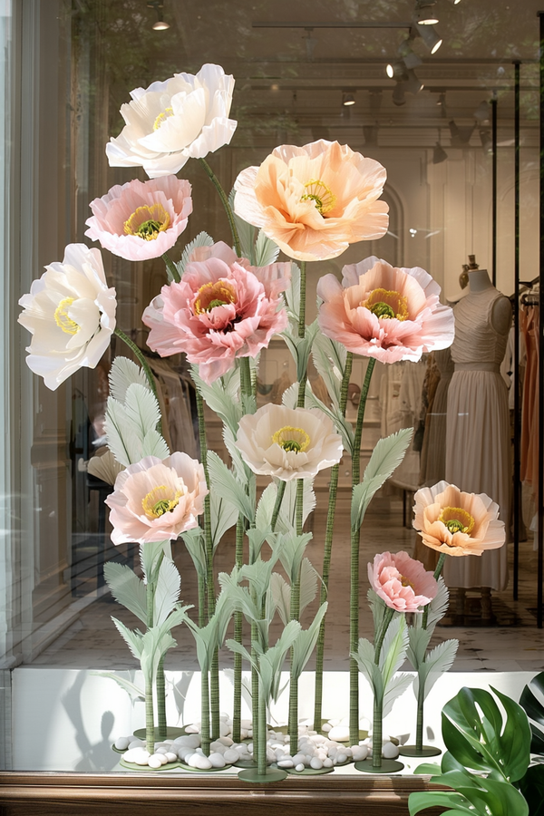 Blush & Cream Giant Flowers