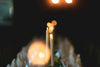 candles on wedding table