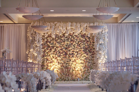 Unforgettable Wedding Backdrops: Creating a Magnificent Flower Wall for Your Special Day