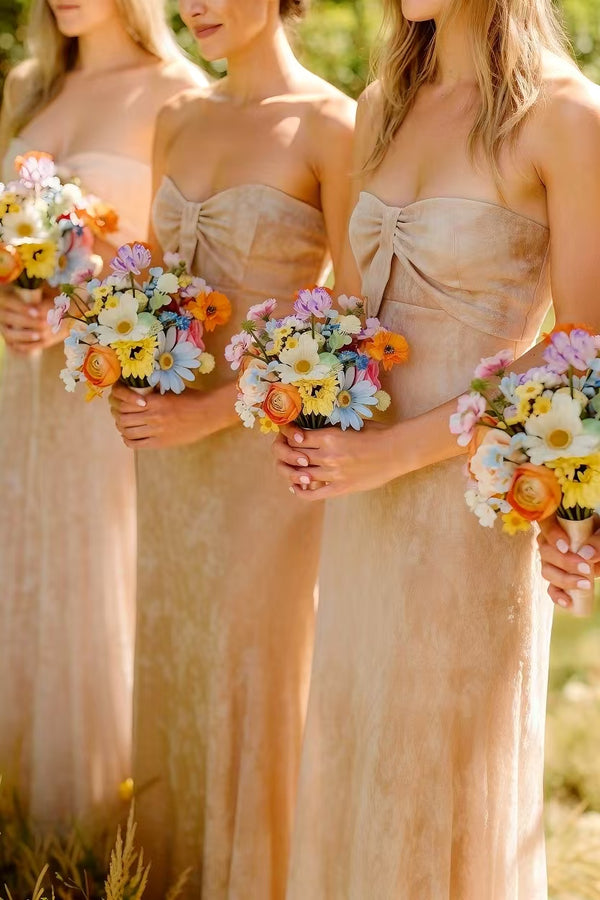 Spring Wildflower Whisper Bridesmaid Bouquets