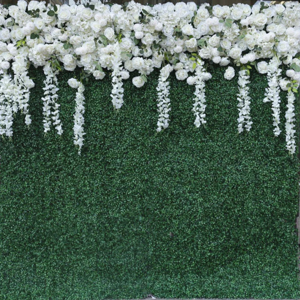 8ft*8ft Artificial Grass Wall Roll Up Grass Wall, Green Background, Grass Background Photo Wall（USA Local Stock）