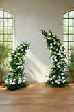 Ivory Rose Wedding Arch Flower Arrangement