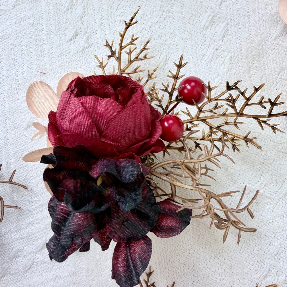 Crimson & Blush Wedding Set