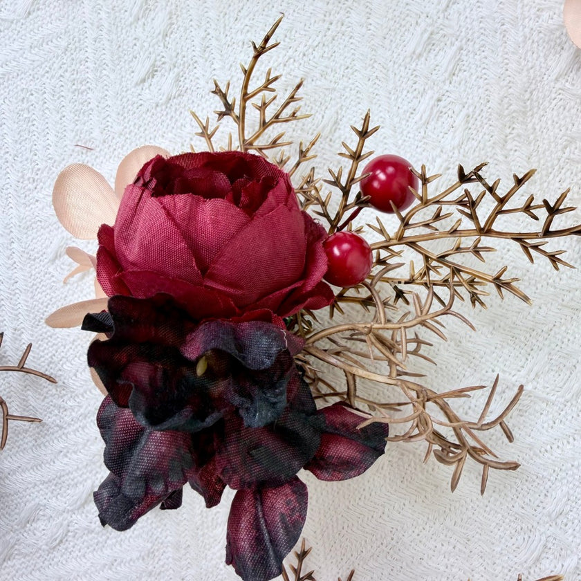 Crimson & Blush Wedding Set