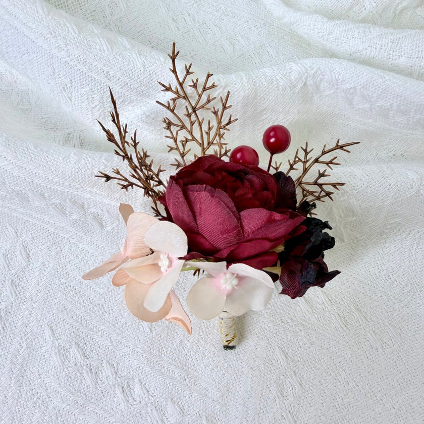 Crimson & Blush Wedding Set