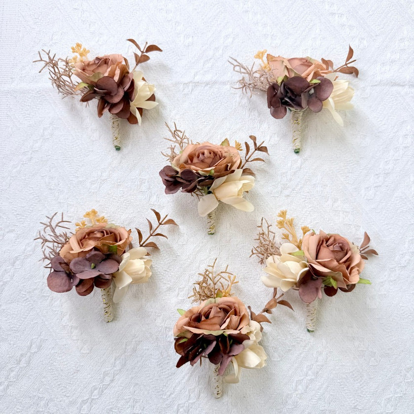 Terracotta Whisper Wedding Set