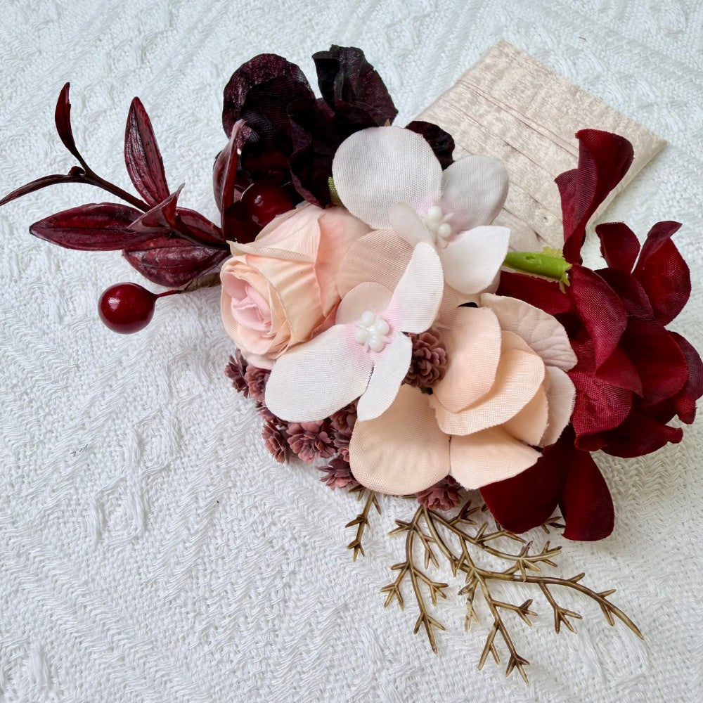 Crimson & Blush Wedding Set