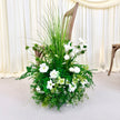 Wild Green Blooms Aisle Runner