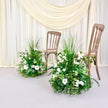 Wild Green Blooms Aisle Runner