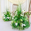 Wild Green Blooms Aisle Runner
