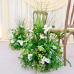 Wild Green Blooms Aisle Runner