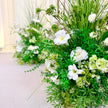 Wild Green Blooms Aisle Runner