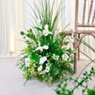 Wild Green Blooms Aisle Runner
