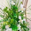 Wild Green Blooms Aisle Runner