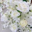 Pure White Aisle Floral Runner