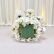 Pure White Aisle Floral Runner