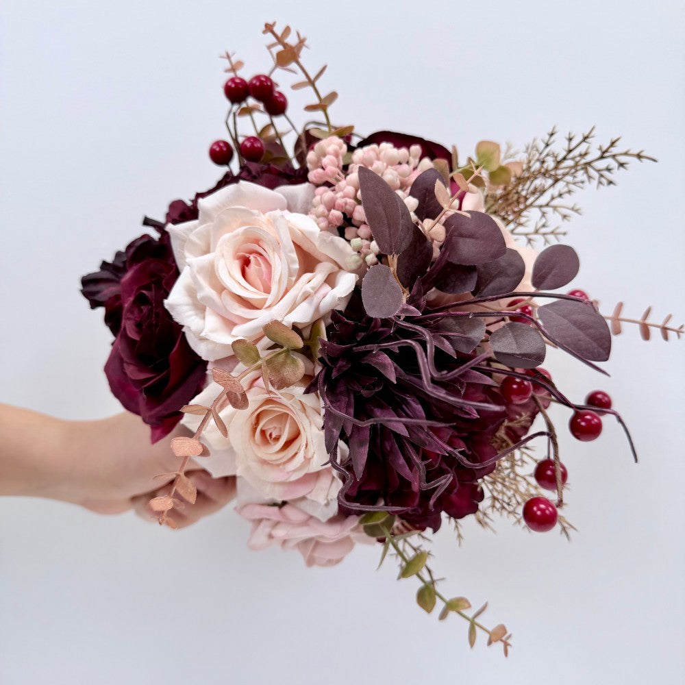 Crimson & Blush Wedding Set