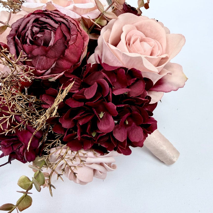 Crimson & Blush Wedding Set