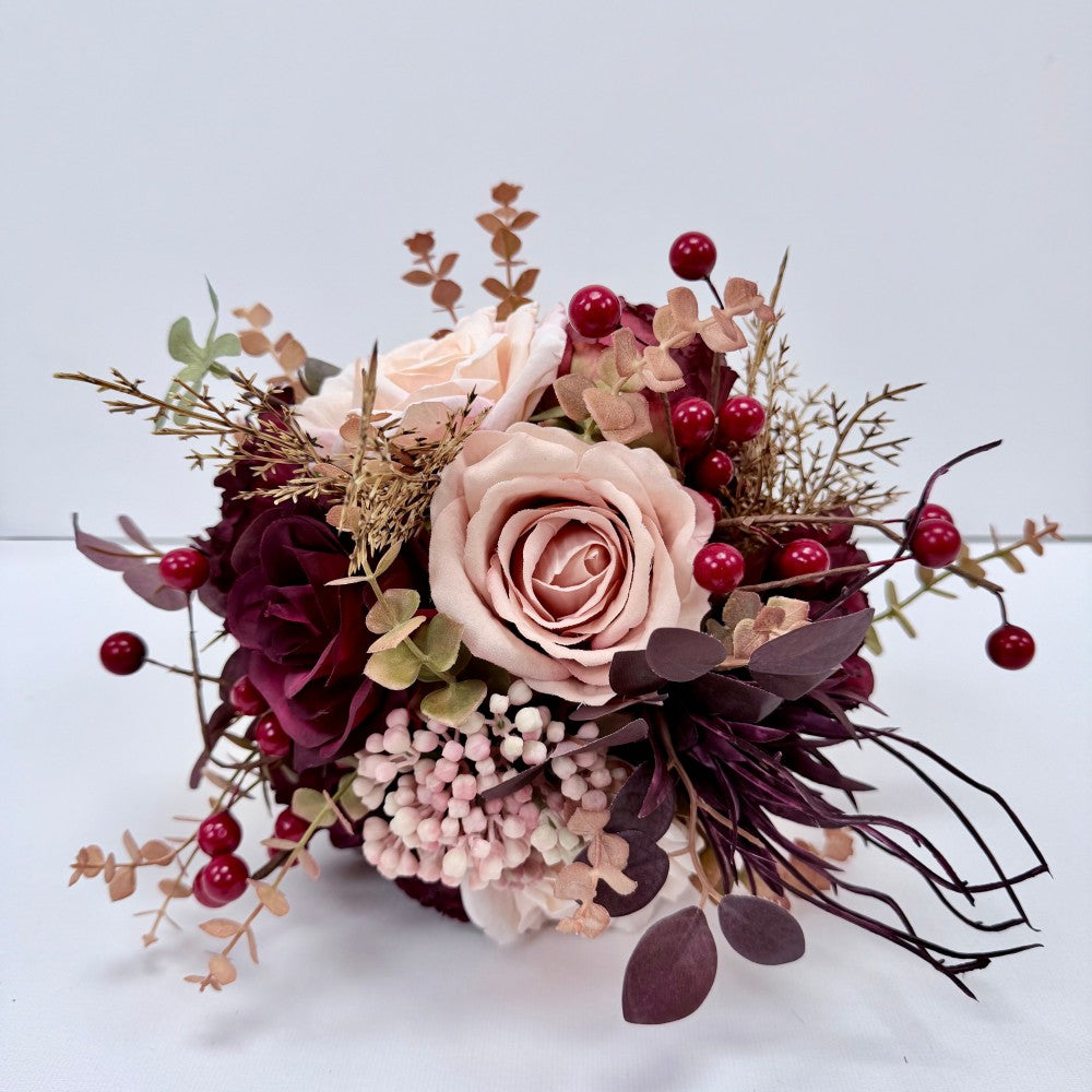 Crimson & Blush Wedding Set