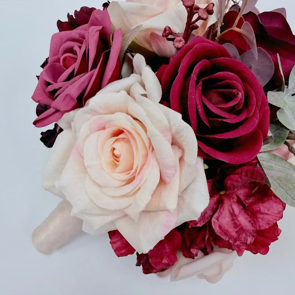 Crimson & Blush Wedding Set