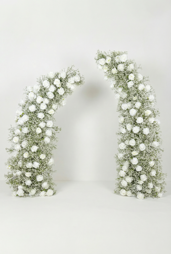 Baby’s Breath Flower Arches For Weddings