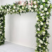 White Roses Greenery Garland