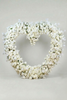 5D Luxury White Heart-Shaped Floral Arch