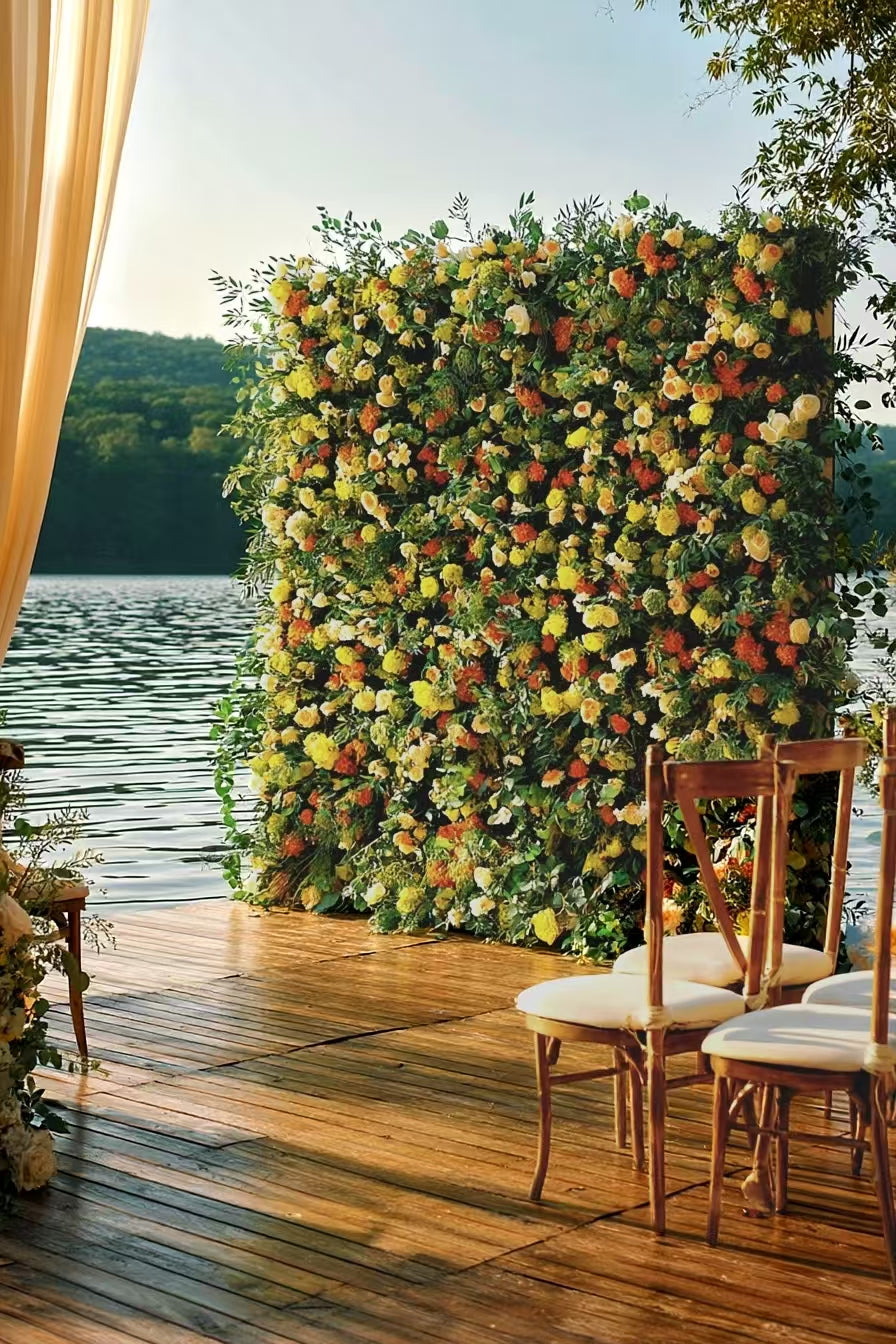 Citrus Bloom Floral Wall