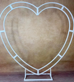 5D Luxury White Heart-Shaped Floral Arch