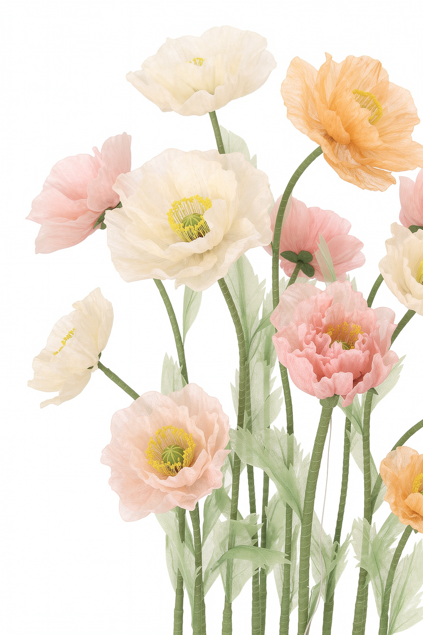 Blush & Cream Giant Flowers
