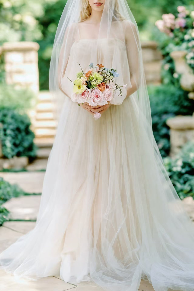 Pastel Meadow Bridal Bouquet