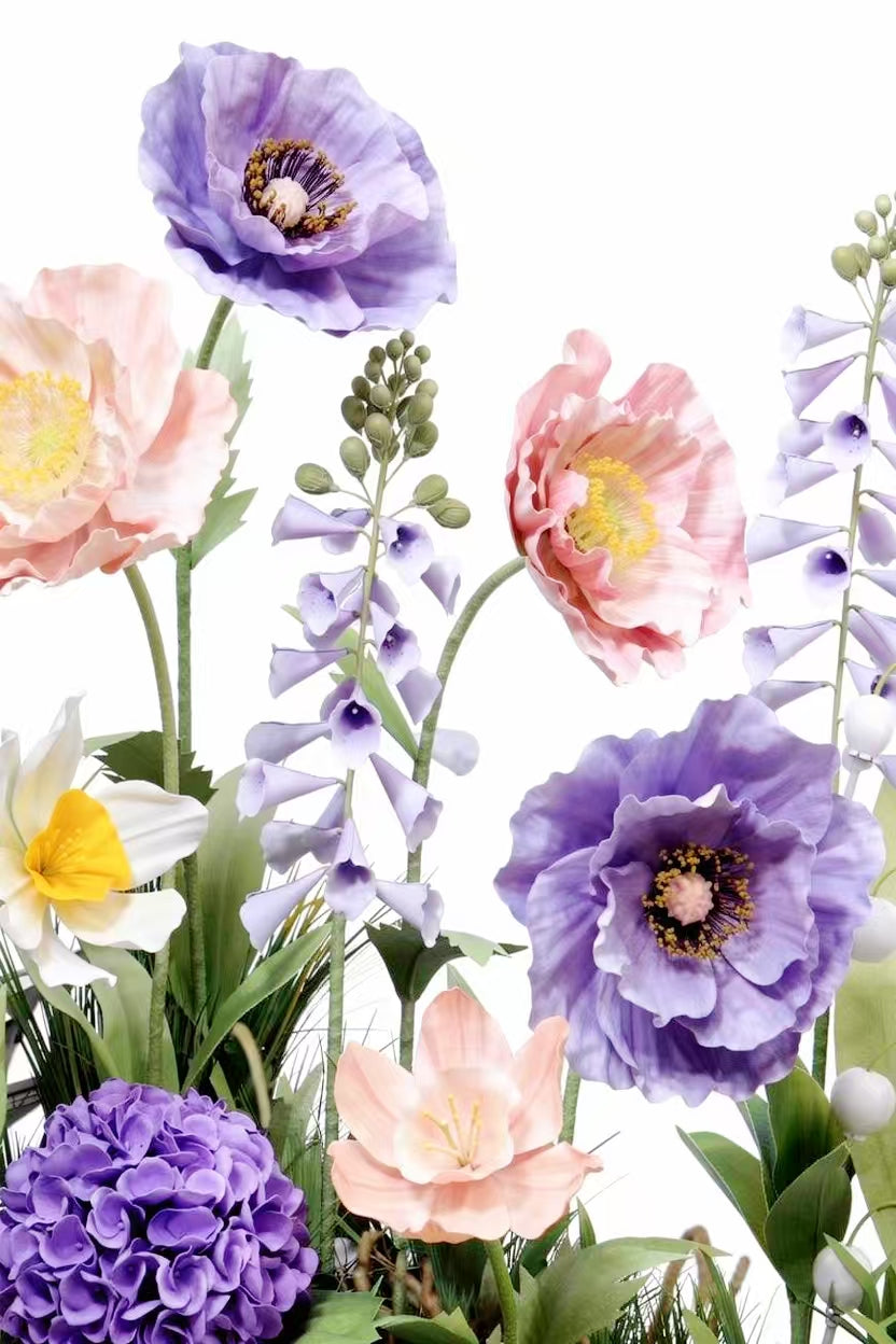 Blush & Violet Giant Flowers