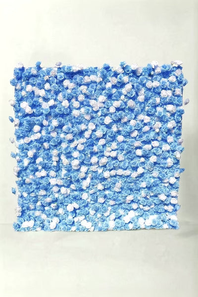 Ocean-Style Blue Floral Wall Decor