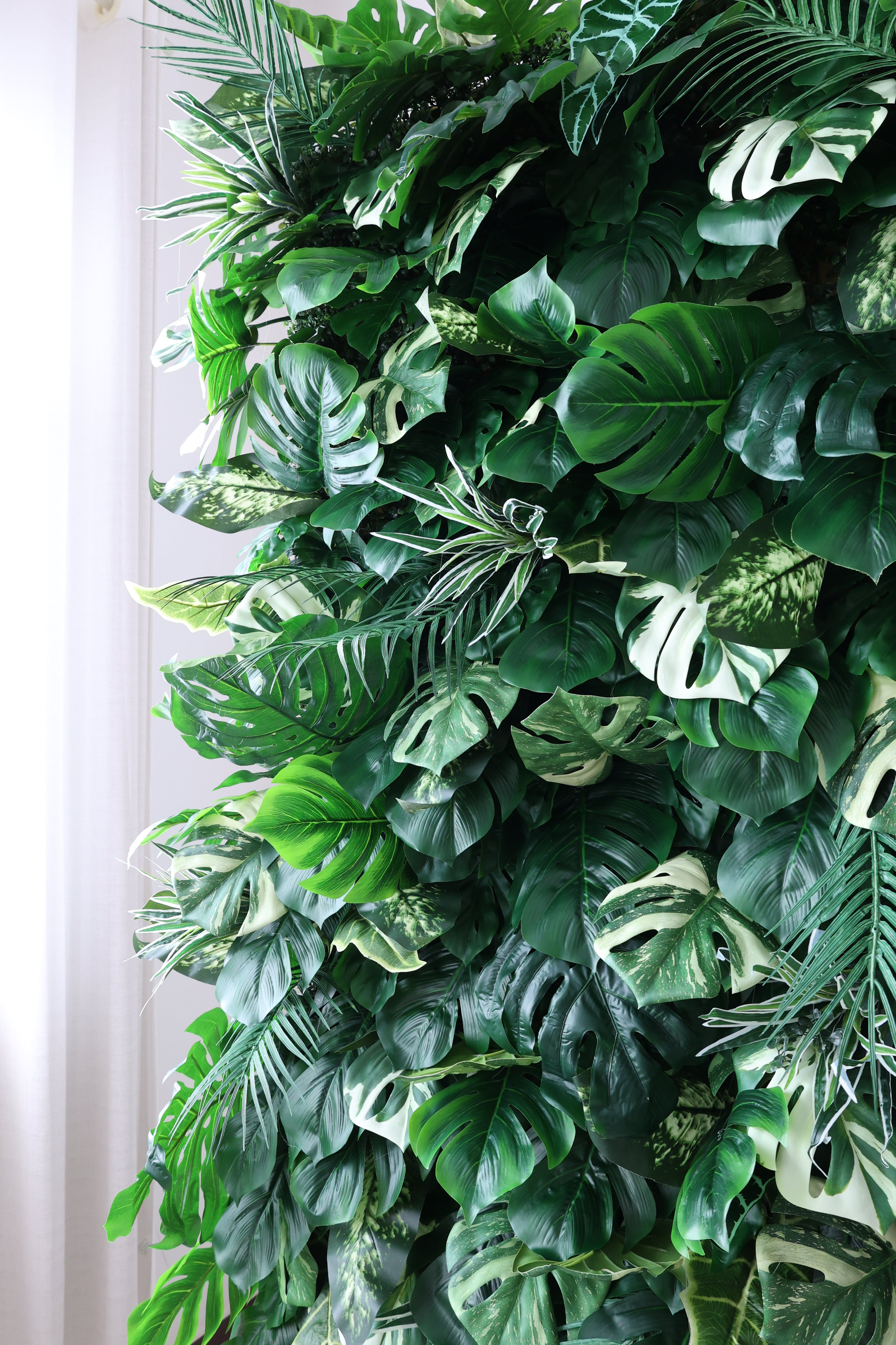 Lush Green Leaves 5D Flower Wall