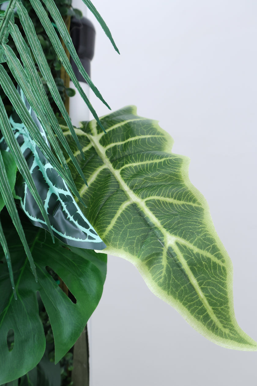 Lush Green Leaves 5D Flower Wall
