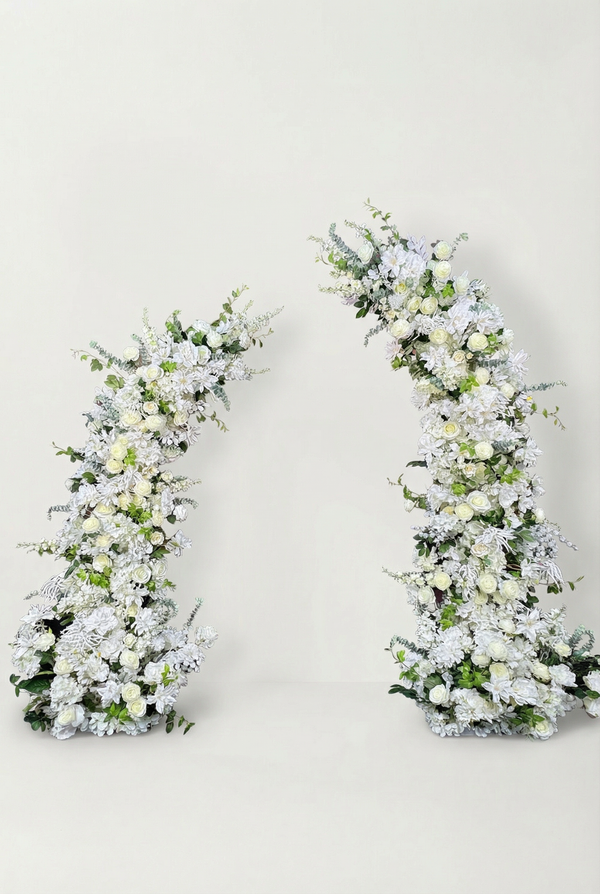Ivory Rose & Forest Style Wedding Arch