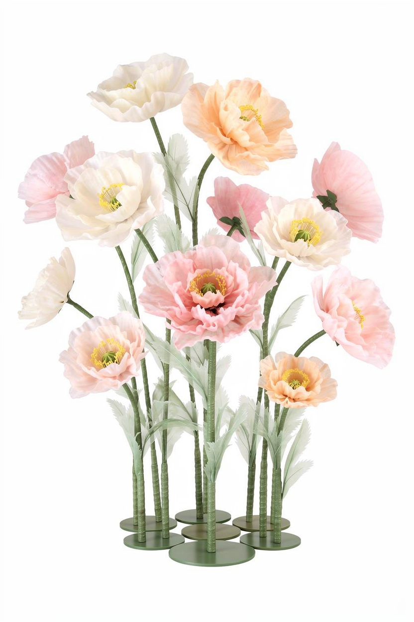 Blush & Cream Giant Flowers