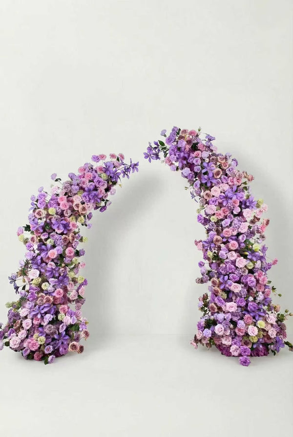 Purple Rose Horn-Shaped Arch