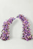 Purple Rose Horn-Shaped Arch