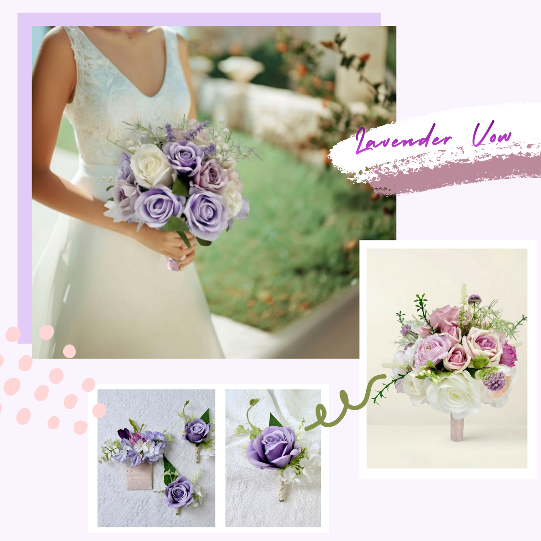 Lavender Whisper Wedding Set