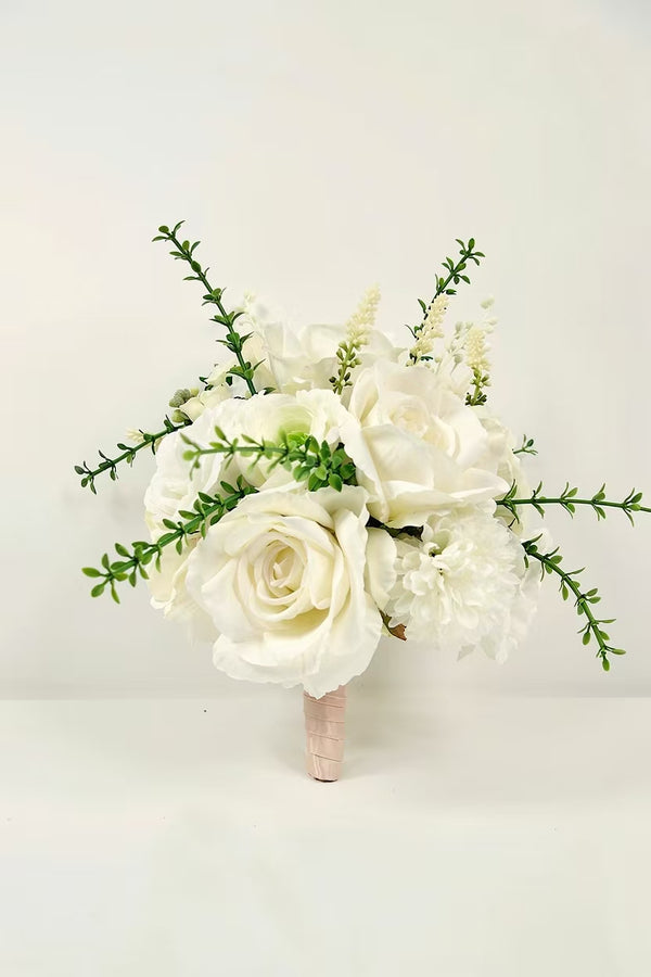 Morning Dew Bridesmaid Bouquets