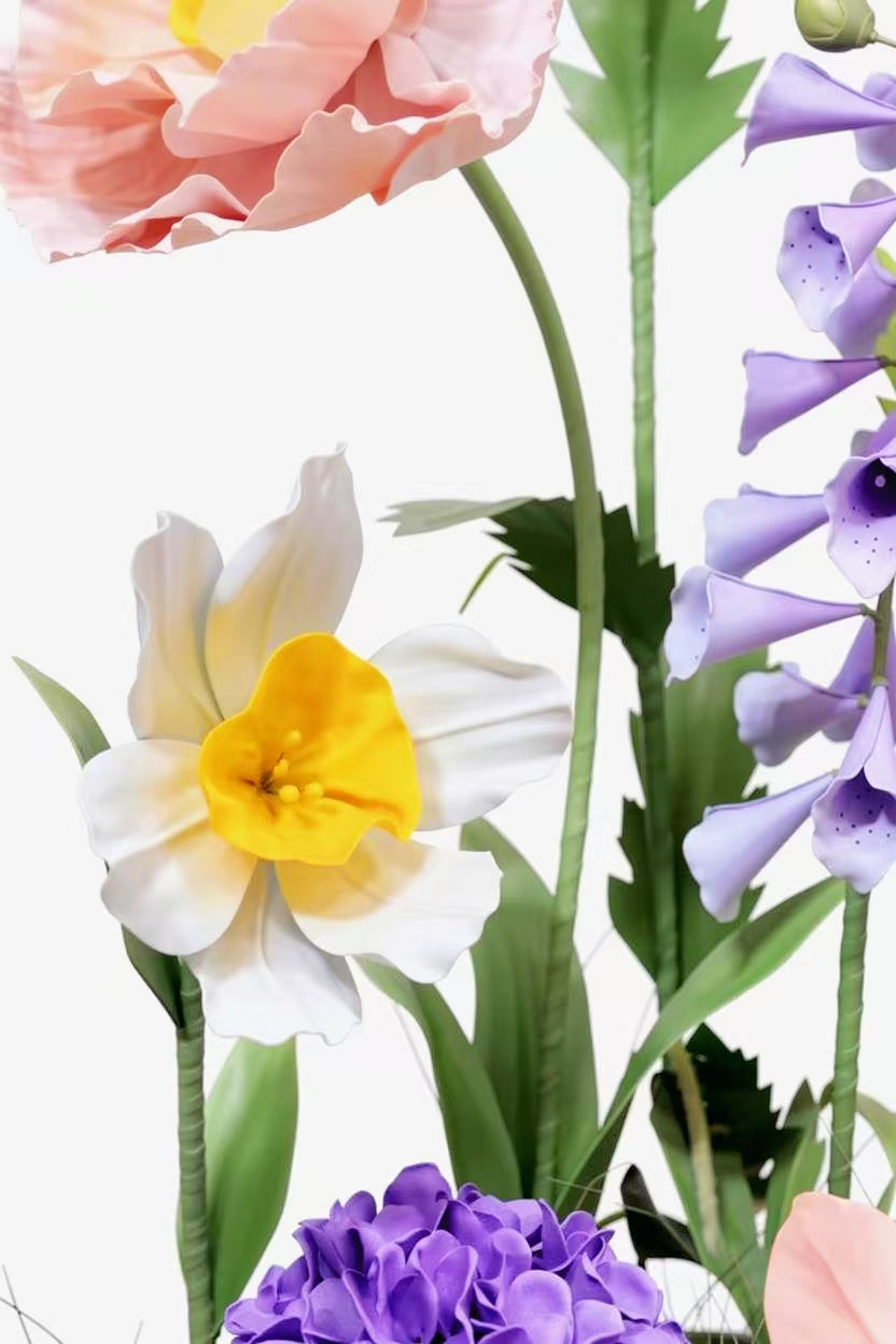 Blush & Violet Giant Flowers
