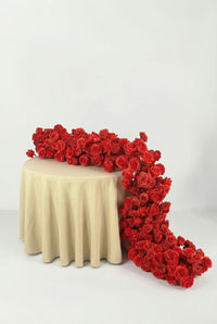 Burgundy Red Rose Floral Arrangement