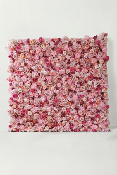 5D Pink Roses Flower Wall