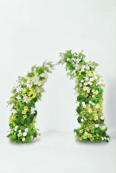 Sage Green Forest Wedding Arch
