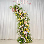 White Floral & Greenery Arch: Wedding Flower Arrangement (6ft + 7ft)