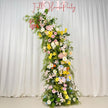 White Floral & Greenery Arch: Wedding Flower Arrangement (6ft + 7ft)