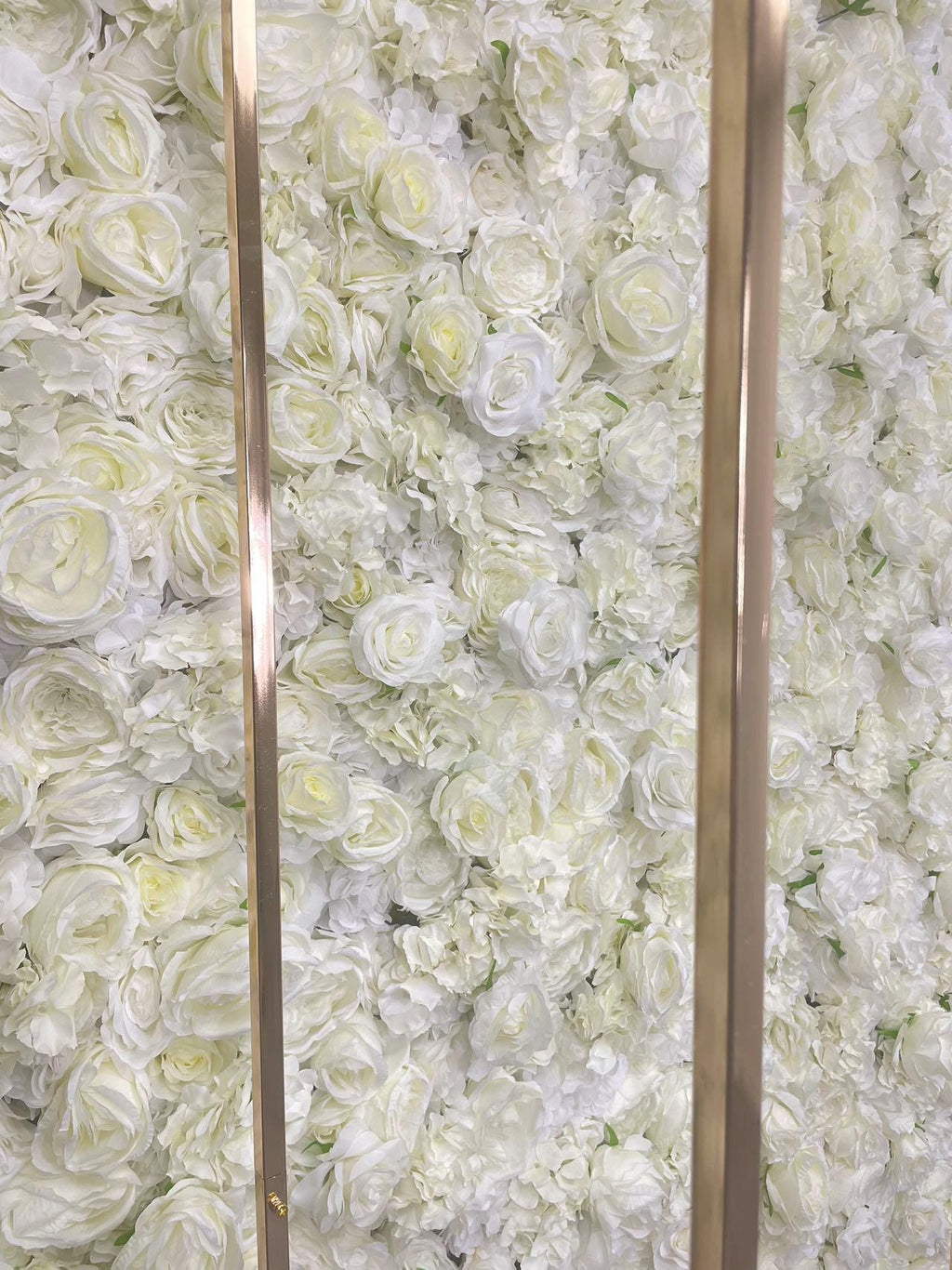 2 Piece  - 6.5ft Square Gold-Plated Floral Background Stand, Wedding Arch, Background Frame, Bridal Wedding Background