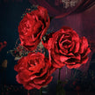 Self Standing Paper Flowers - Standing Paper Flowers - Giant Red Paper Roses – Life-Size Artificial Flower - Metal Base Included